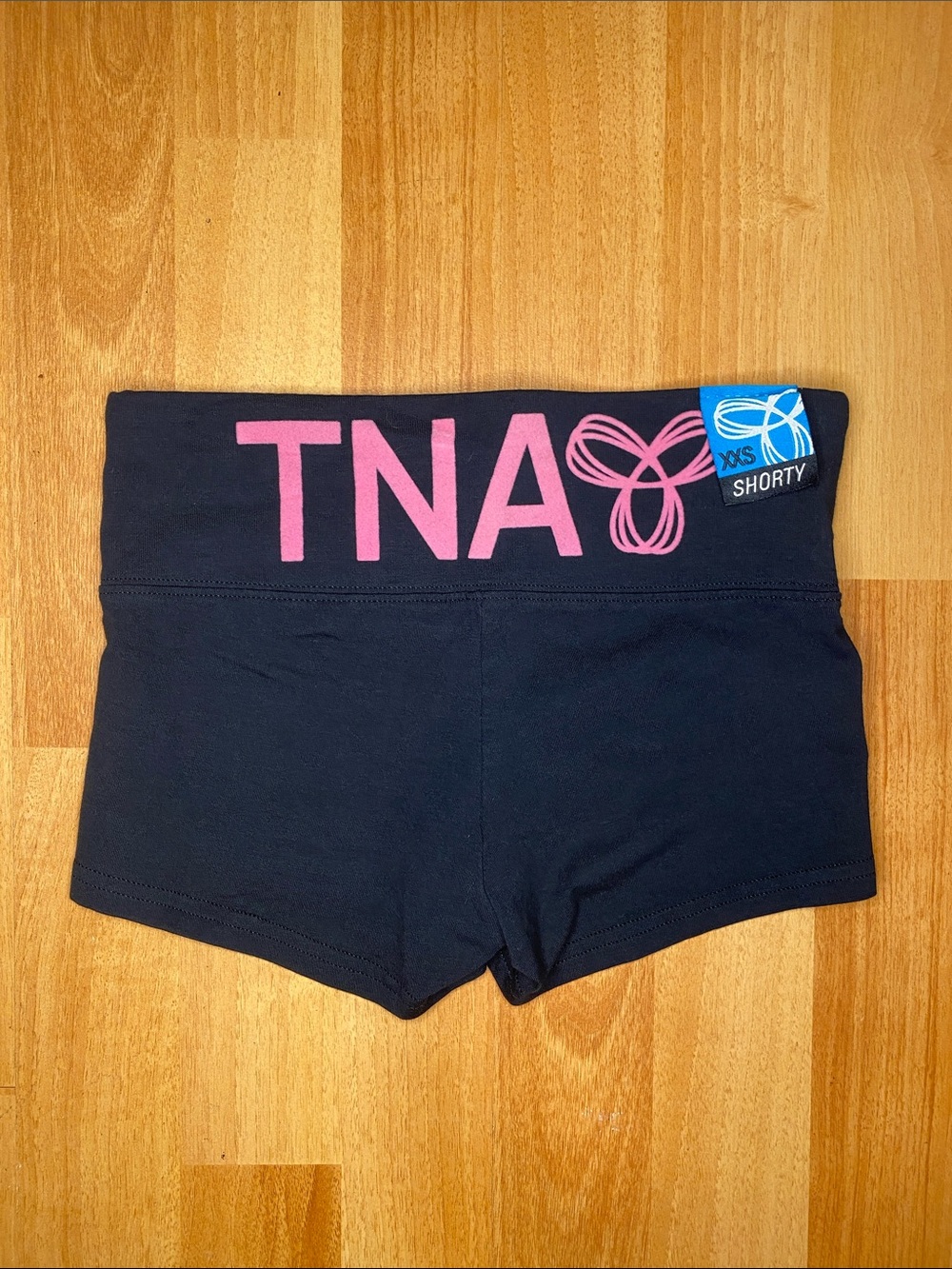 TNA Aritzia Black Mini Booty Shorts